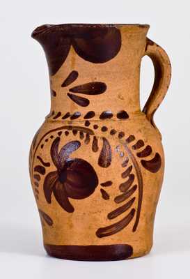Tanware Pitcher, New Geneva, PA, circa 1880