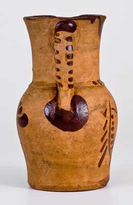 Tanware Pitcher, New Geneva, PA, circa 1880