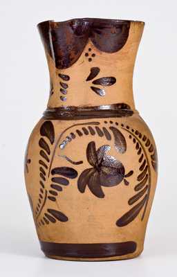 Large-Sized Tanware Pitcher, New Geneva, PA, circa 1880