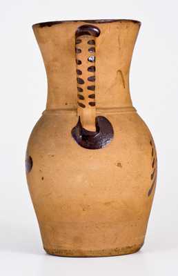 Large-Sized Tanware Pitcher, New Geneva, PA, circa 1880