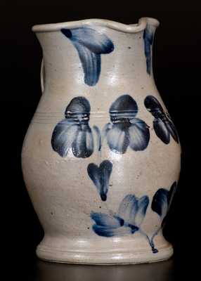 1/2 Gal. Stoneware Pitcher with Unusual Tooled Features, Baltimore, MD, c1870