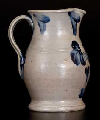 1/2 Gal. Stoneware Pitcher with Unusual Tooled Features, Baltimore, MD, c1870