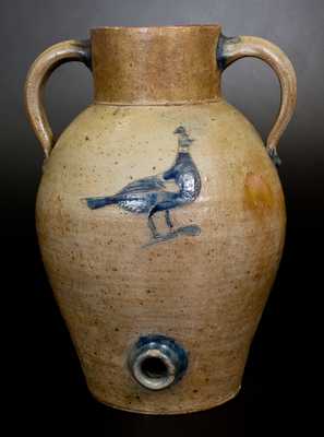 Extremely Rare and Important John Floyd  (Potter of Knox County, TN) Stoneware Water Cooler, 1840