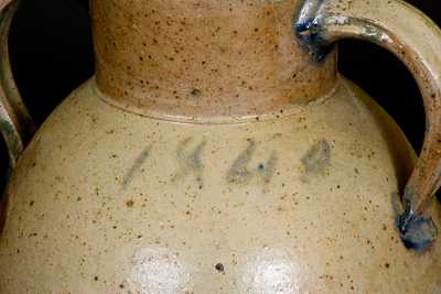 Extremely Rare and Important John Floyd  (Potter of Knox County, TN) Stoneware Water Cooler, 1840