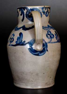 Fine 2 Gal. Stoneware Pitcher att. Henry Remmey Jr., Philadelphia, PA