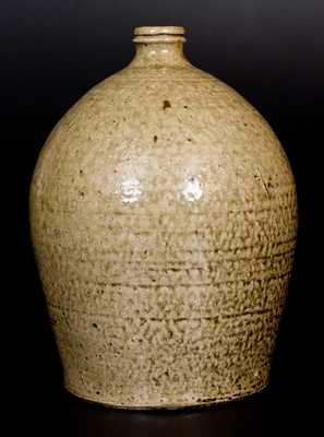 Early One-Gallon Alkaline-Glazed Stoneware Jug, Edgefield District, SC, circa 1825-35