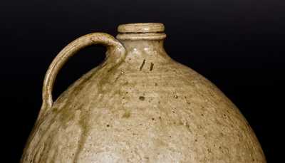 Early One-Gallon Alkaline-Glazed Stoneware Jug, Edgefield District, SC, circa 1825-35
