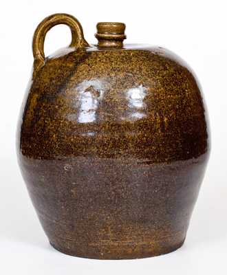 Alkaline-Glazed Stoneware Jug, Edgefield, SC, circa 1840s