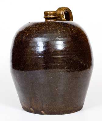 Alkaline-Glazed Stoneware Jug, Edgefield, SC, circa 1840s