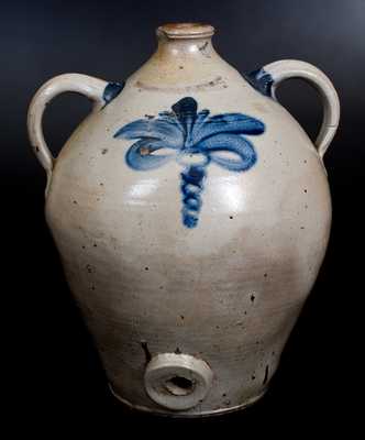 Very Fine Stoneware Water Cooler att. William Nichols, Poughkeepsie, NY, circa 1823