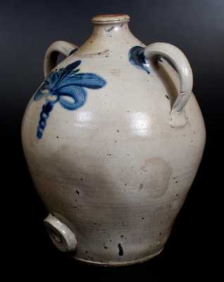 Very Fine Stoneware Water Cooler att. William Nichols, Poughkeepsie, NY, circa 1823