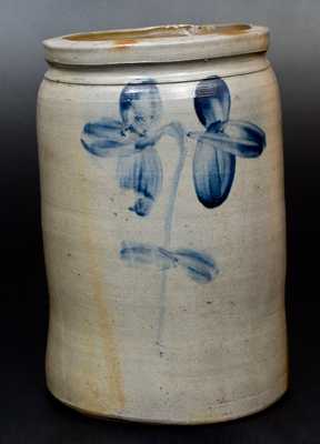 Baltimore Stoneware Jar w/ Floral Decoration attrib. Peter Herrmann, circa 1880