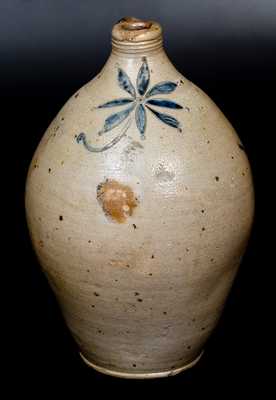 Stoneware Jug with Incised Decoration att. Peter Cross, Hartford, CT