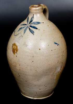 Stoneware Jug with Incised Decoration att. Peter Cross, Hartford, CT