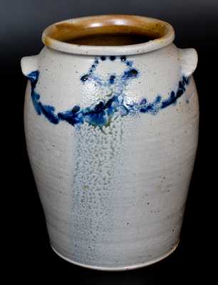 3 Gal. Stoneware Jar with Brushed Decoration, Baltimore, circa 1825