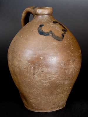 2 Gal. C. CROLIUS / MANUFACTURER / NEW-YORK Ovoid Stoneware Jug