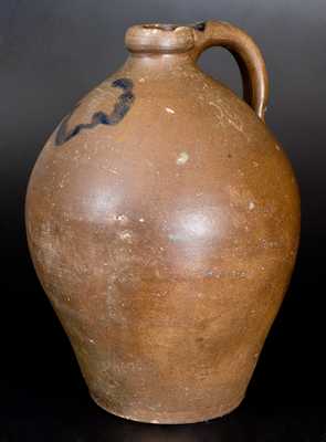 2 Gal. C. CROLIUS / MANUFACTURER / NEW-YORK Ovoid Stoneware Jug