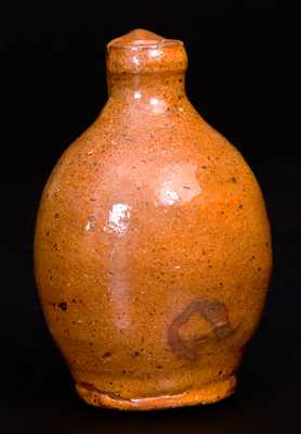 Miniature Glazed Redware Jug attrib. New Market, Virginia
