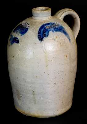 Stoneware Jug with Spotted Tulip Decoration att. John Bell, Waynesboro, PA