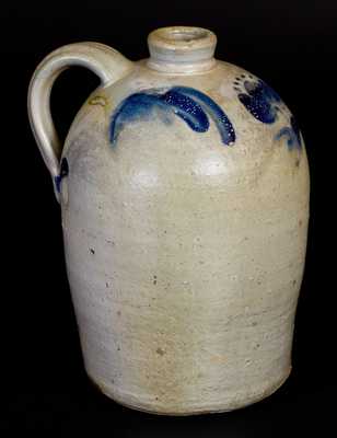 Stoneware Jug with Spotted Tulip Decoration att. John Bell, Waynesboro, PA