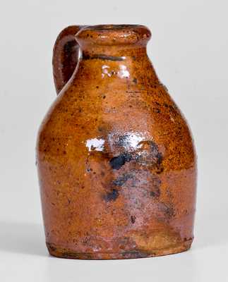 Miniature Glazed Redware Jug