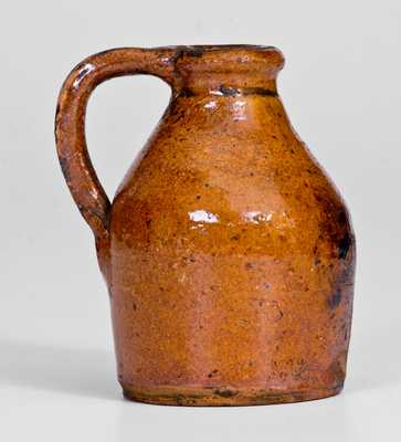 Miniature Glazed Redware Jug