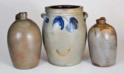 Lot of Three: John Bell, Waynesboro, PA Stoneware