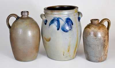 Lot of Three: John Bell, Waynesboro, PA Stoneware