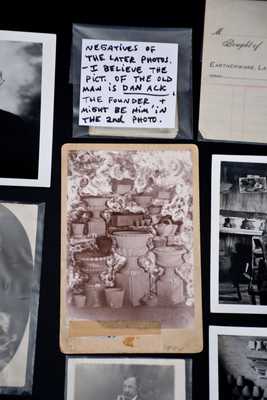 Group of Ephemera Related to John Ack, Mooresburg, PA Stoneware and Earthenware Potter