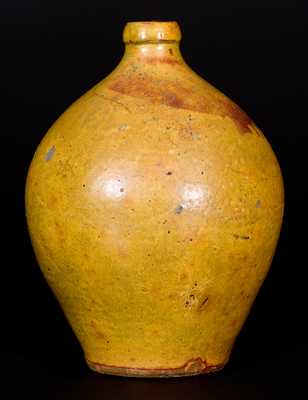 Fine New England Redware Jug, probably Maine Origin