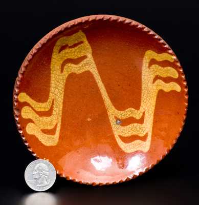 Small-Sized Redware Plate, probably Pennsylvania