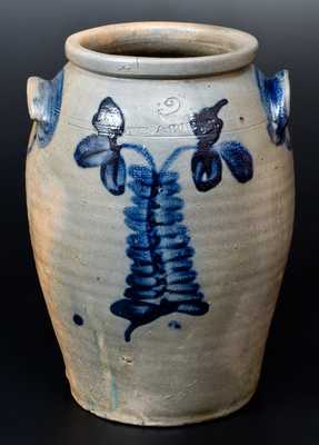 Rare MYERS & BOKEE (Baltimore) Stoneware Jar, circa 1835