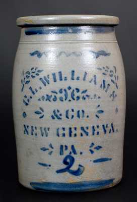 2 Gal. C. L. WILLIAMS & CO. / NEW GENEVA, PA