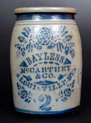 BAYLESS, MCCARTHEY & CO. / LOUISVILLE, KY w/ Elaborate Stenciled Floral Decoration