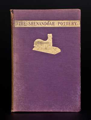 Autographed Copy of The Shenandoah Pottery by Alvin H. Rice and John Baer Stoudt.