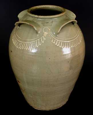 CHANDLER MAKER Thomas Chandler, Edgefield, SC, Ten-Gallon Stoneware Jar