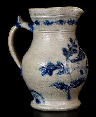 Important Remmey, Philadelphia 1874 Incised Birds Presentation Pitcher