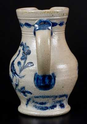 Important Remmey, Philadelphia 1874 Incised Birds Presentation Pitcher