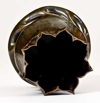 Fine George Ohr Pottery Vase, Stamped 