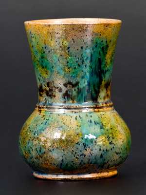 George Ohr Pottery Vase, Stamped "G.E. OHR / BILOXI", Mississippi origin