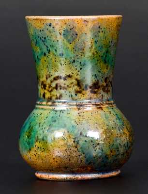 George Ohr Pottery Vase, Stamped "G.E. OHR / BILOXI", Mississippi origin