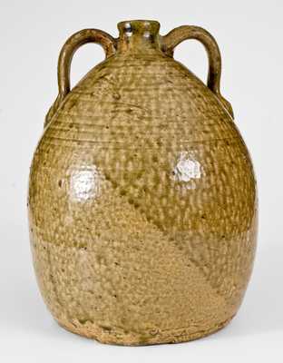 Rare CJB (Columbus Jackson Becham, Crawford County, GA) Double-Handled Stoneware Jug