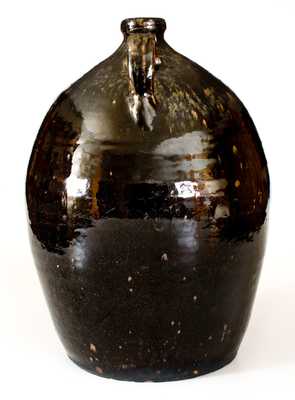 Rare JBL (Jesse Bradford Long, Crawford County, GA) Double-Handled Stoneware Jug