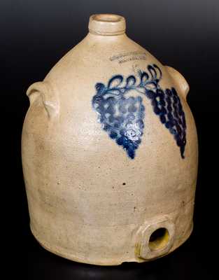 Rare A.O. WHITTEMORE / HAVANA, N.Y. Five-Gallon Stoneware Wine Cooler