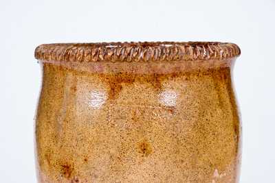 S. BELL & SON. / STRASBURG, VA Redware Jar