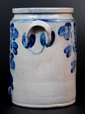 Baltimore Stoneware Water Cooler w/ Profuse Floral Decoration, Baltimore, circa 1870