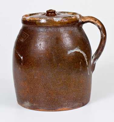 J. EBERLY & CO. / STRASBURG, VA Redware Bean Pot