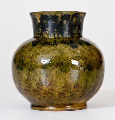 G E OHR, / BILOXI, MISS. (George Ohr) Squat Pottery Vase