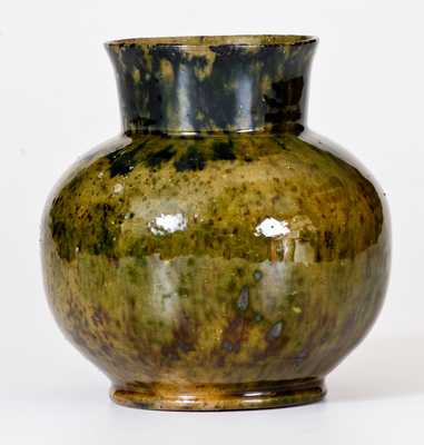 G E OHR, / BILOXI, MISS. (George Ohr) Squat Pottery Vase