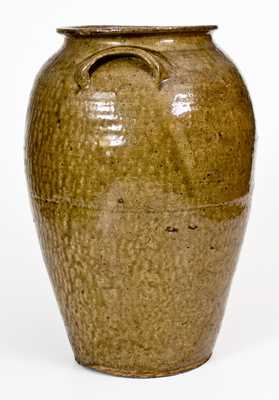 Very Fine Washington County, GA 6 Gal. Alkaline-Glazed Stoneware Jar, c1840